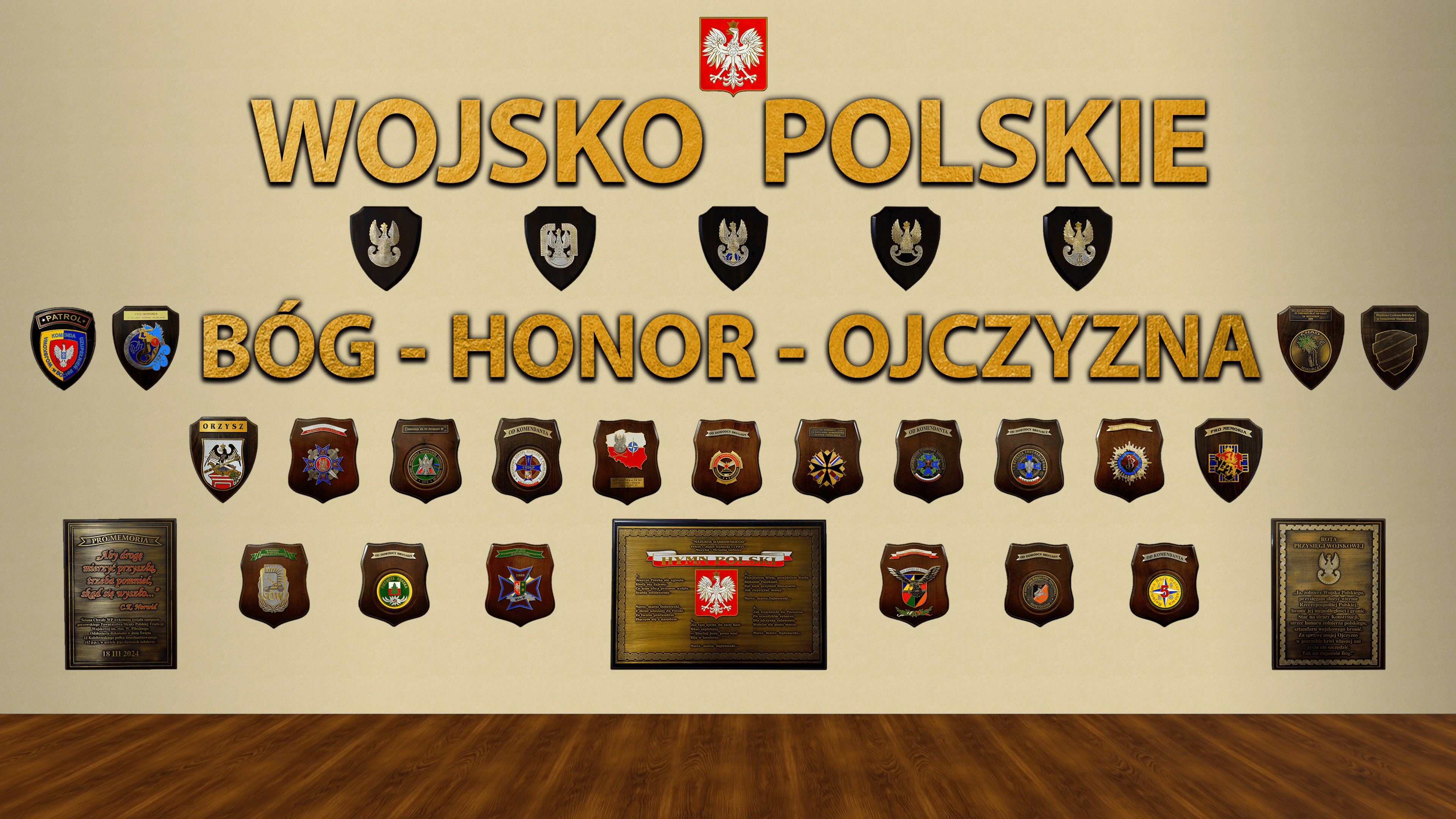 Ryngrafy, listy pamiątkowe, polska walcząca, hymn polski, godło polskie, bóg honor ojczyzna